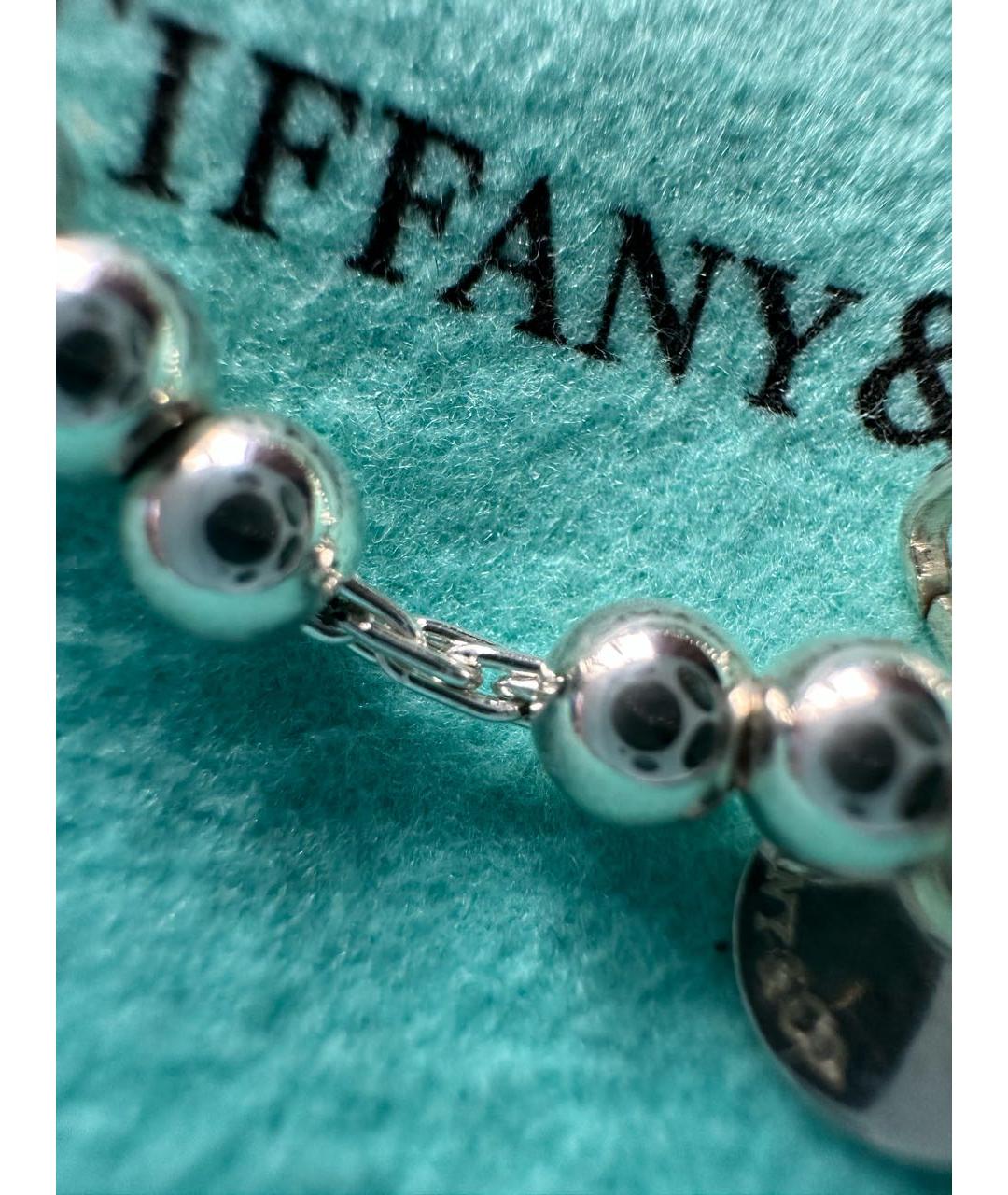 TIFFANY&CO Серебрянный серебряный браслет, фото 4