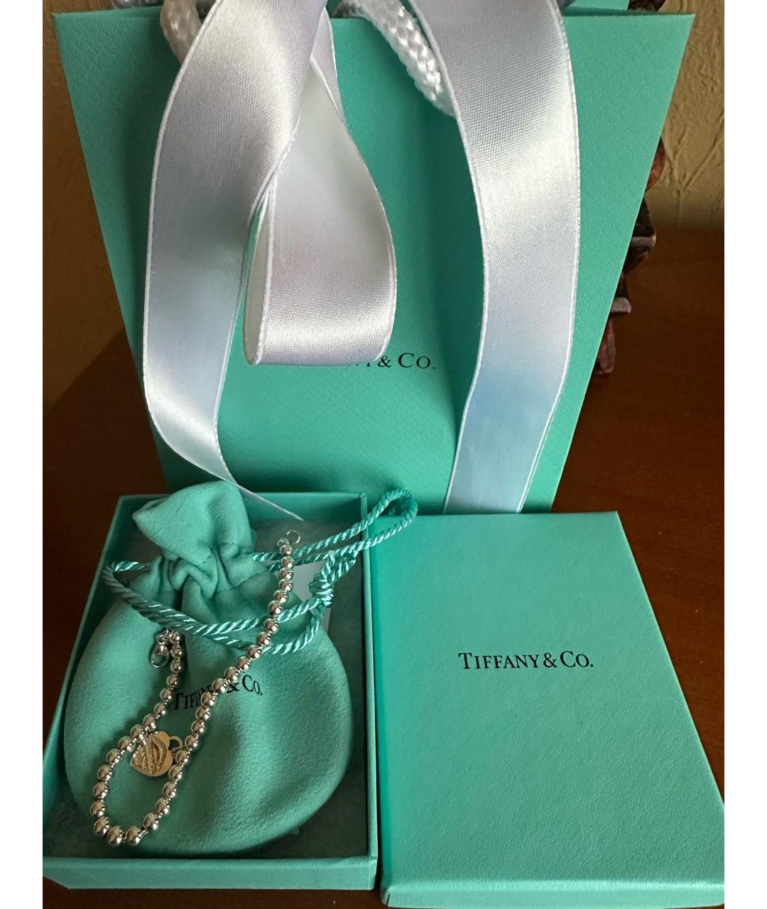TIFFANY&CO Серебрянный серебряный браслет, фото 2