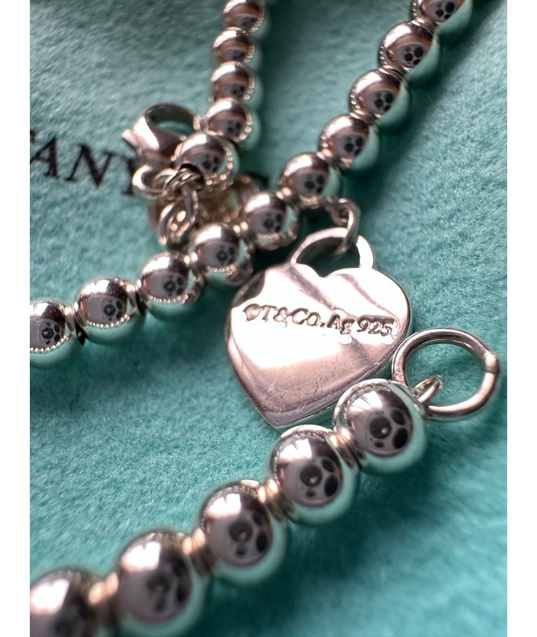 TIFFANY&CO Серебрянный серебряный браслет, фото 5
