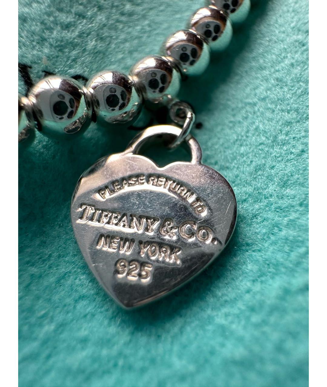 TIFFANY&CO Серебрянный серебряный браслет, фото 8