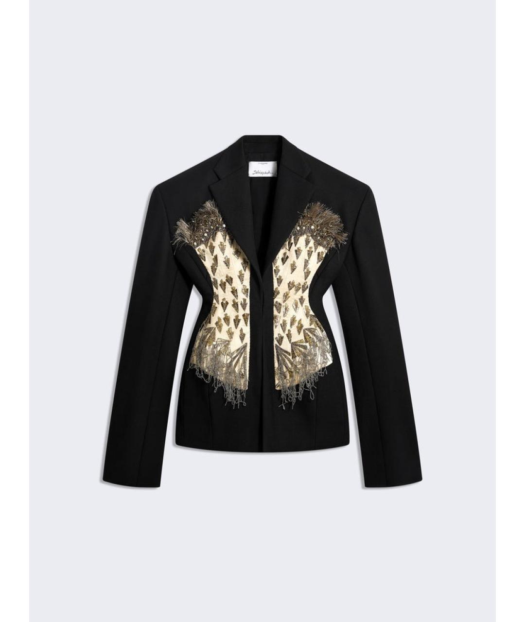 SCHIAPARELLI Черный жакет/пиджак, фото 4
