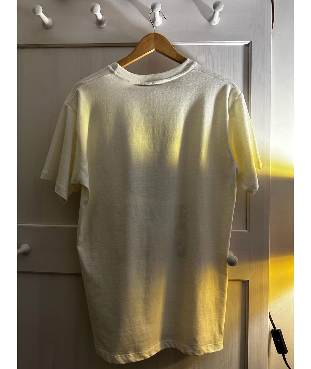 GUCCI Бежевая хлопковая футболка, фото 2