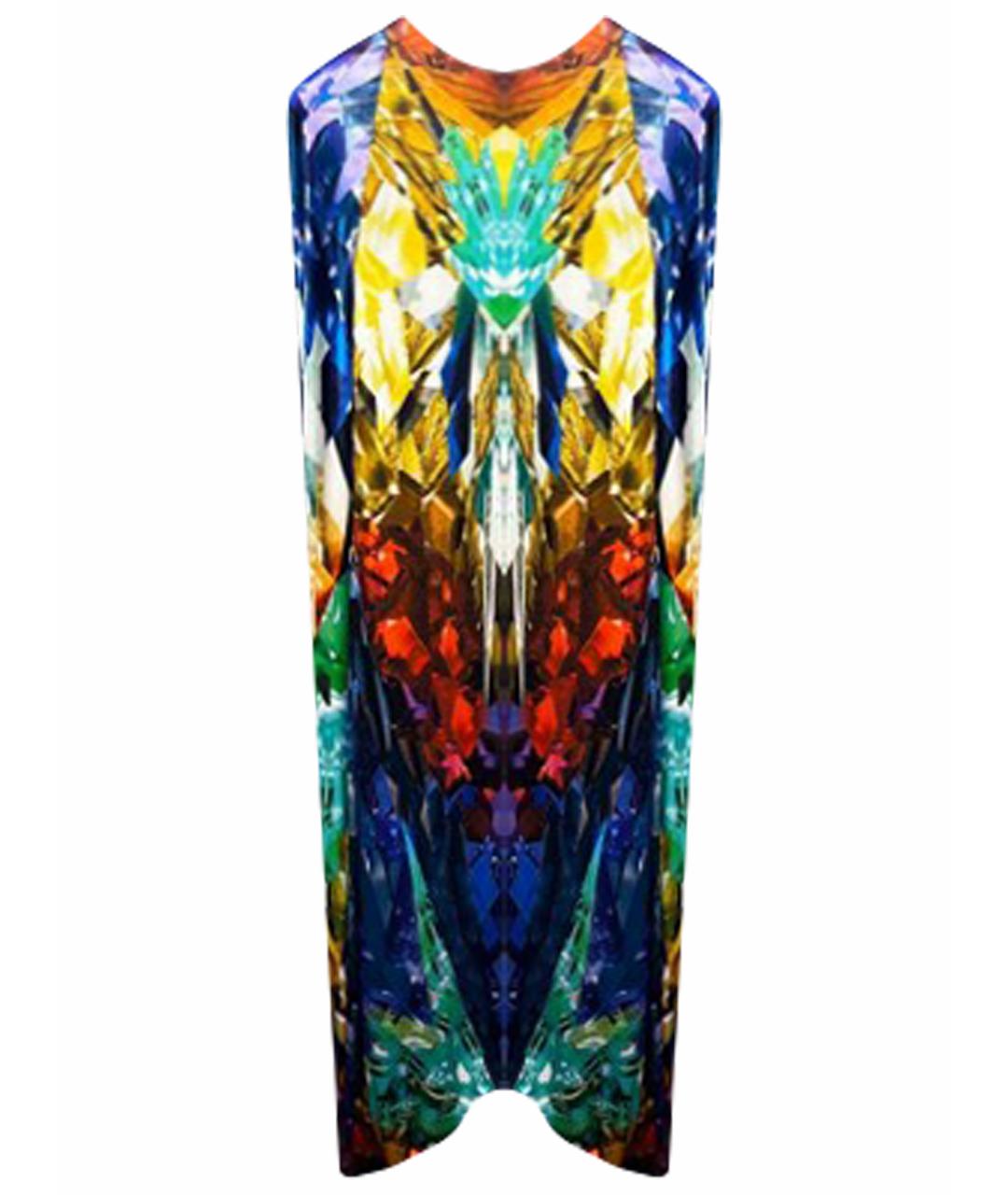 ALEXANDER MCQUEEN Мульти вискозное платье, фото 1