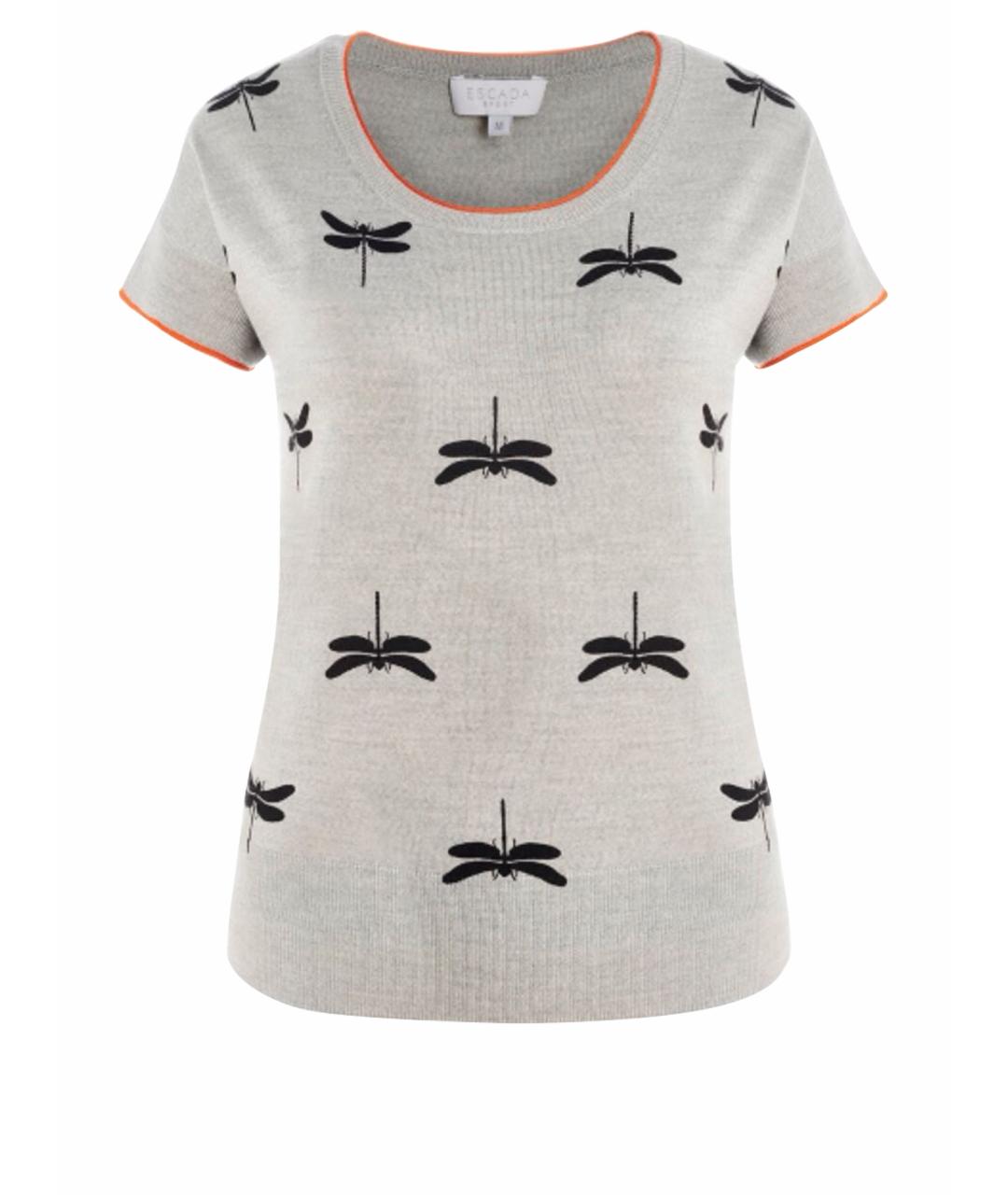 ESCADA Белая хлопковая футболка, фото 1