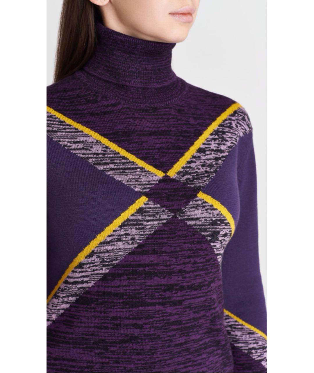 ESCADA Фиолетовый шерстяной костюм с юбками, фото 7