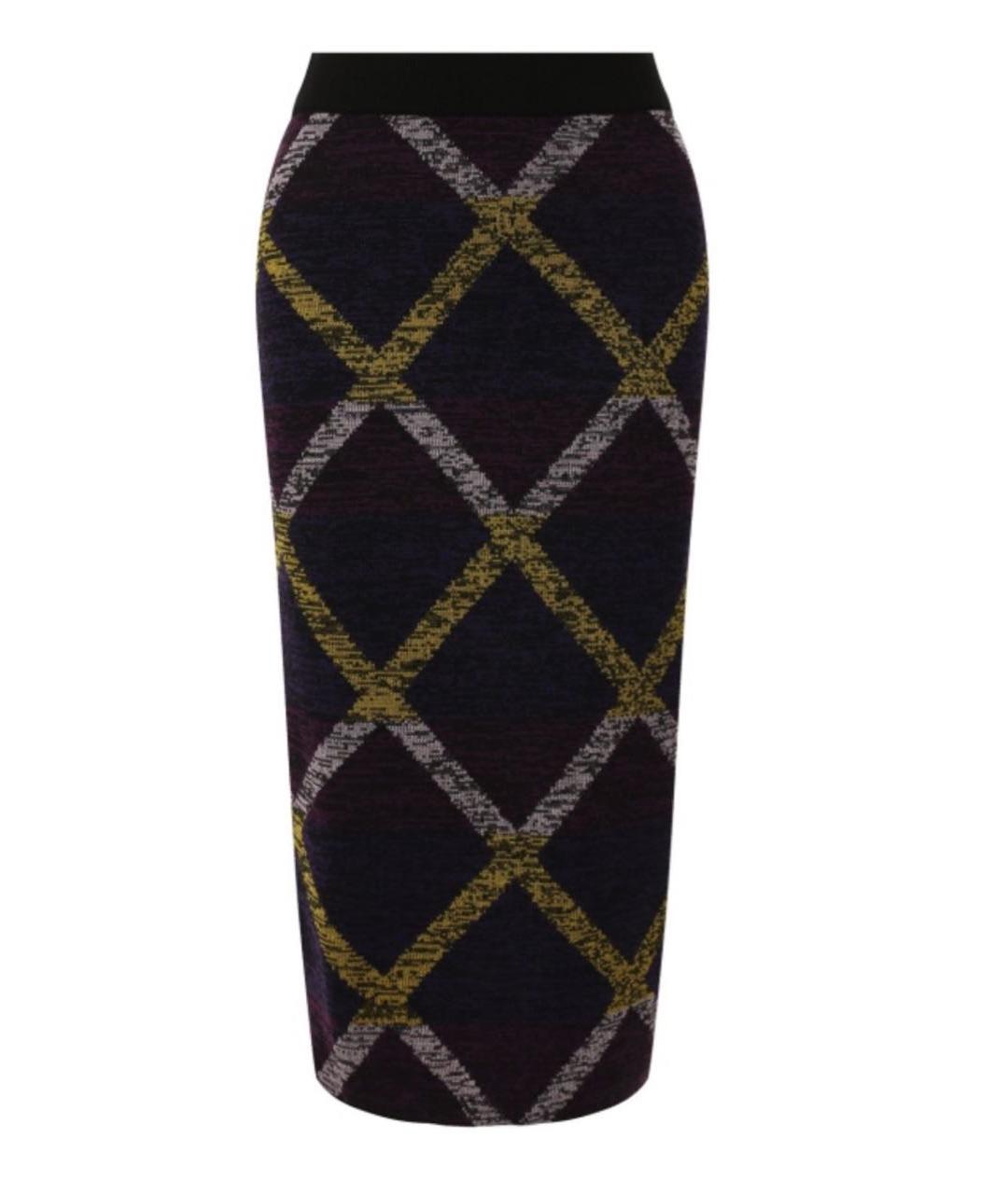 ESCADA Фиолетовый шерстяной костюм с юбками, фото 2