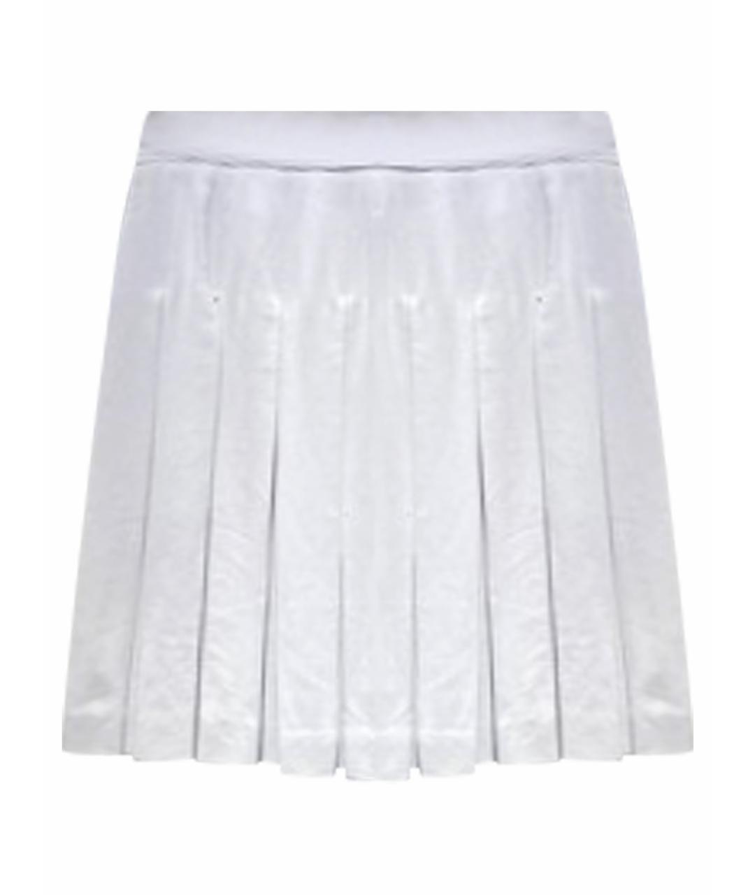 ALEXANDER MCQUEEN Белая ацетатная юбка мини, фото 1