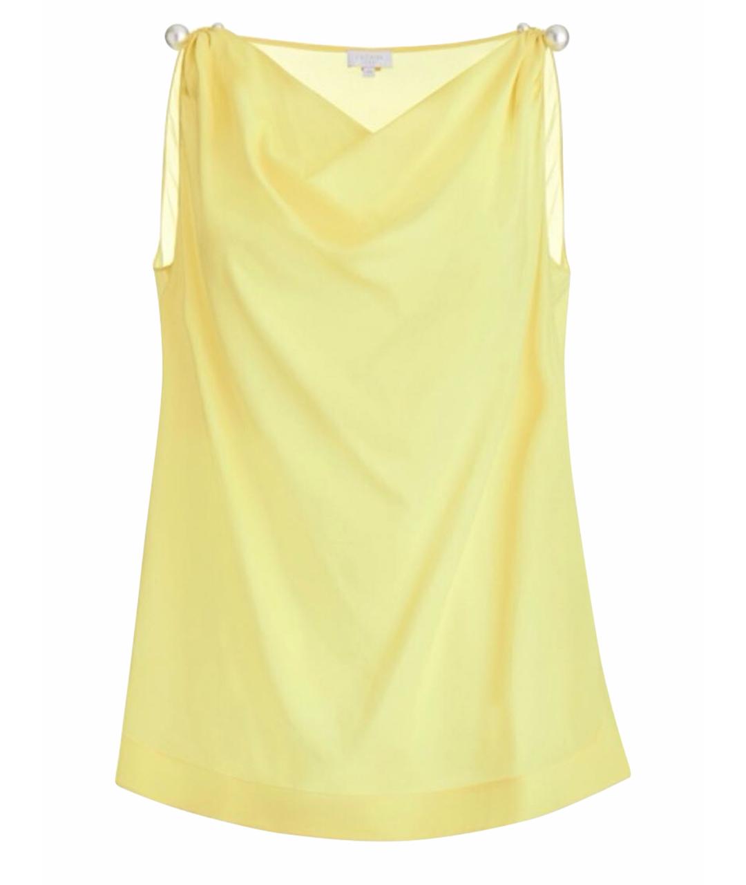ESCADA Желтая вискозная майка, фото 1