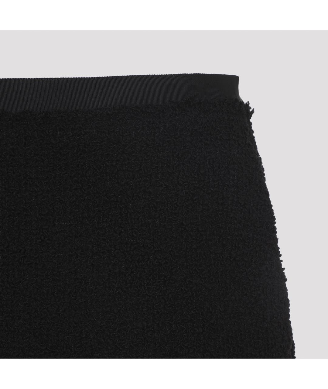 LANVIN Черная шерстяная юбка миди, фото 5