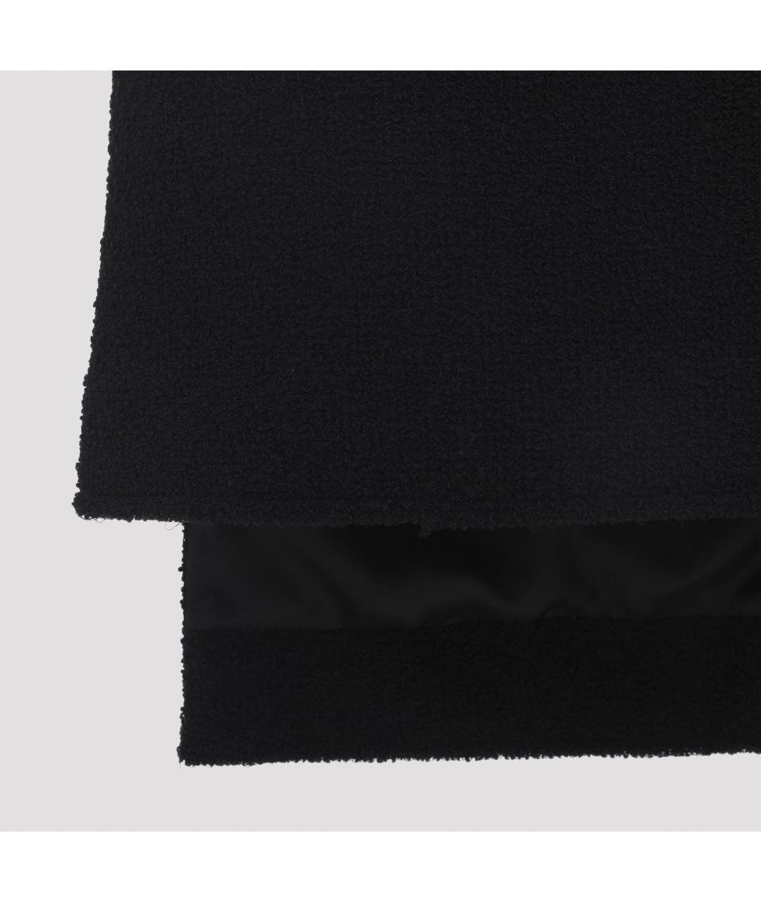 LANVIN Черная шерстяная юбка миди, фото 6