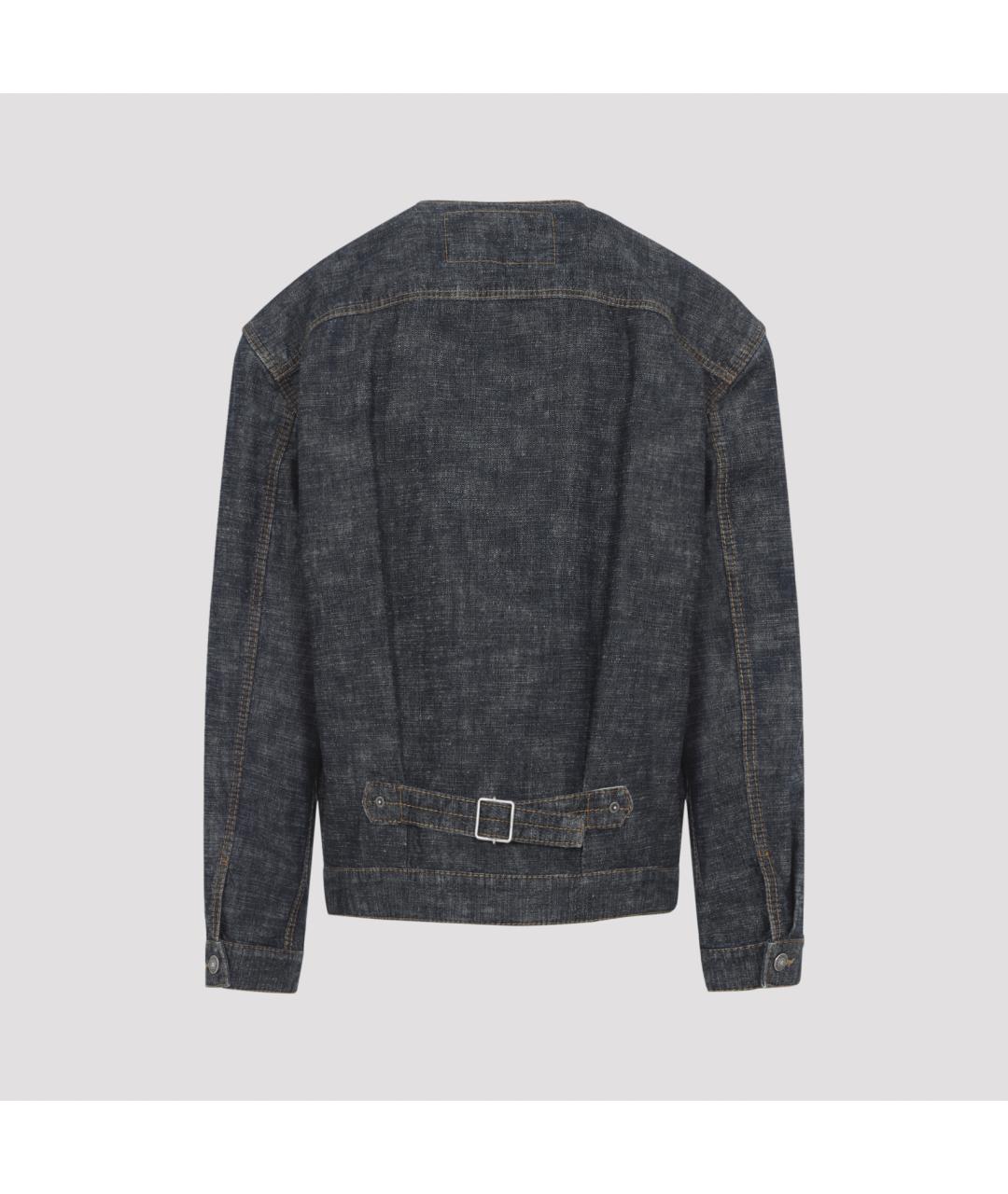 LANVIN Синяя хлопковая куртка, фото 2