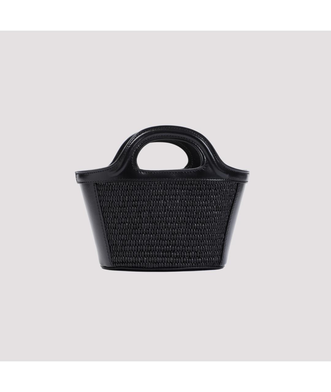 MARNI Черная хлопковая сумка тоут, фото 4