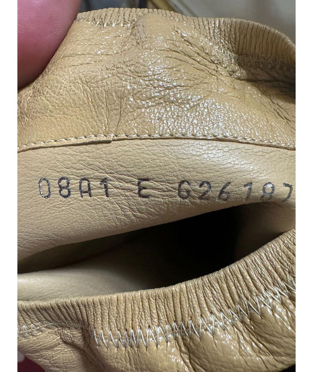 CHANEL Бежевые кожаные сапоги, фото 5