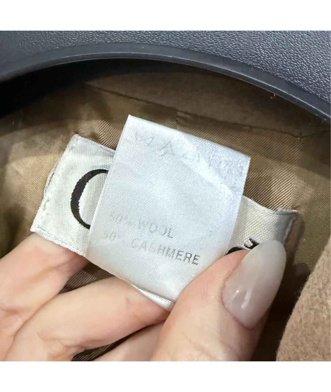 CHLOE Бежевое шерстяное пальто, фото 7