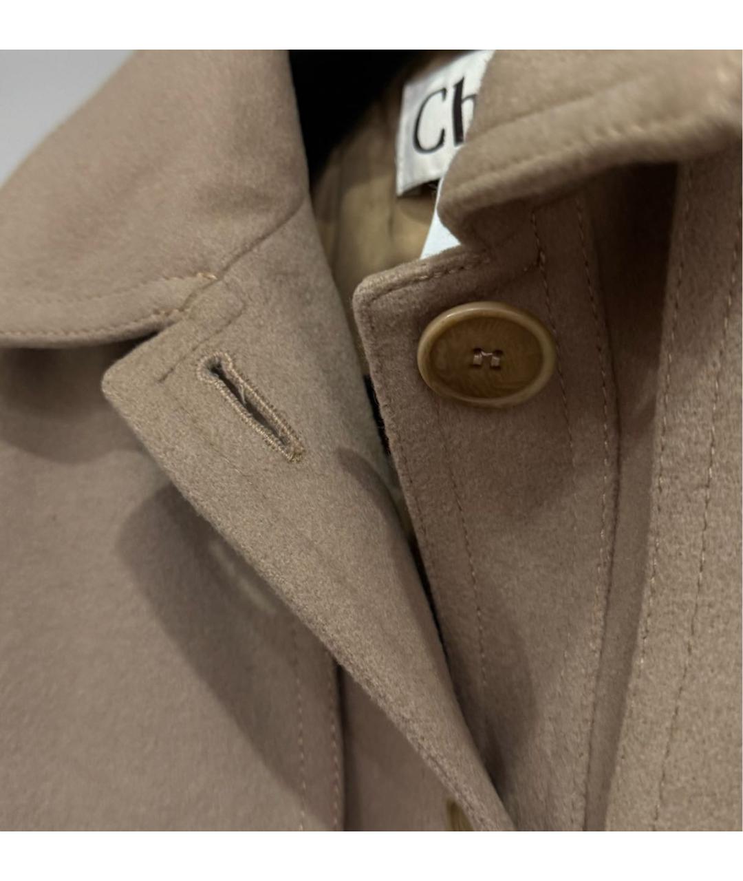 CHLOE Бежевое шерстяное пальто, фото 5