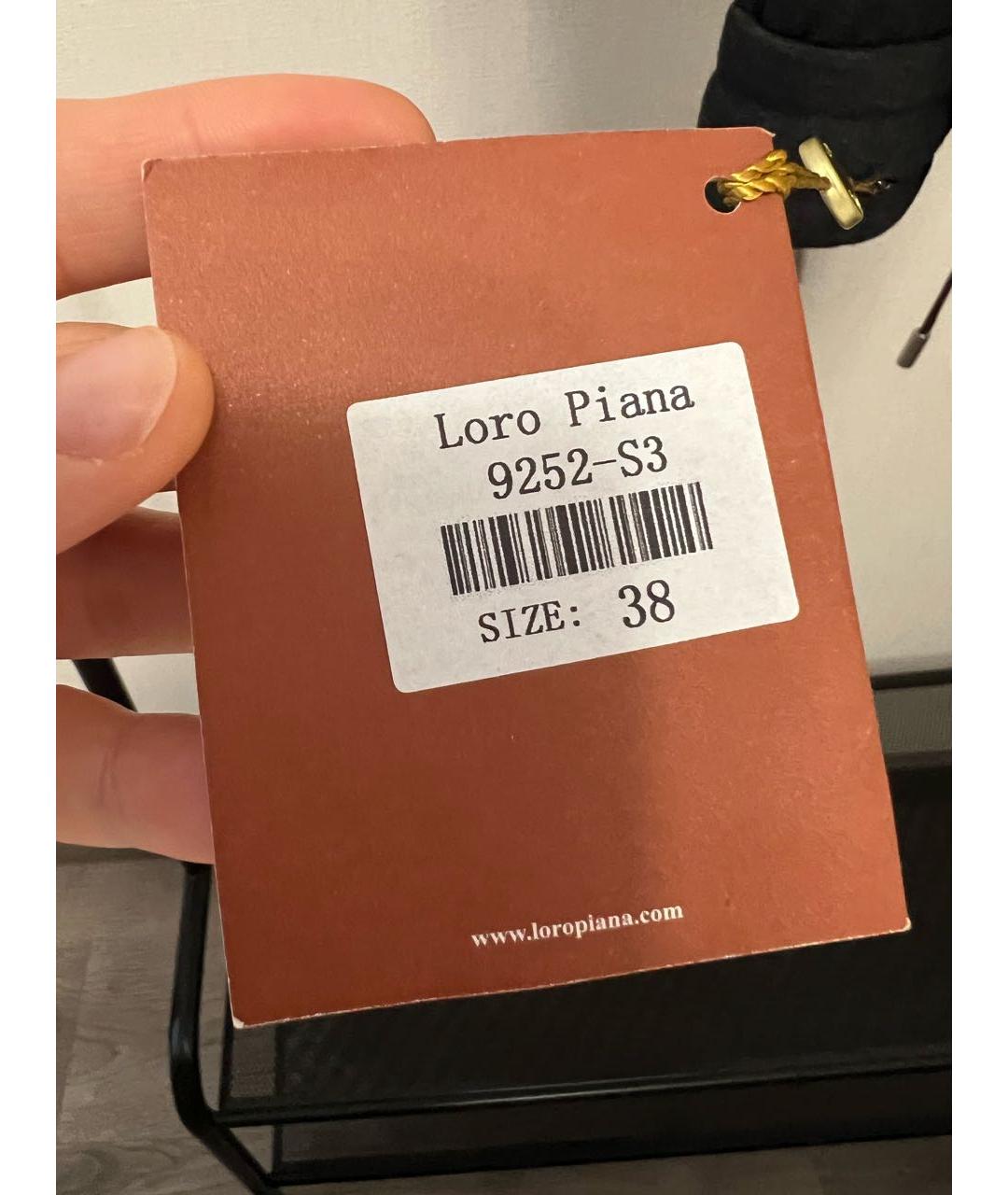 LORO PIANA Серые хлопковые повседневные брюки, фото 5