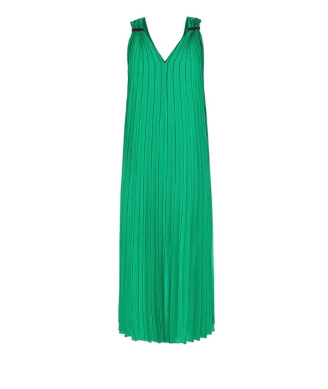 ESCADA Зеленые полиэстеровое повседневное платье, фото 5