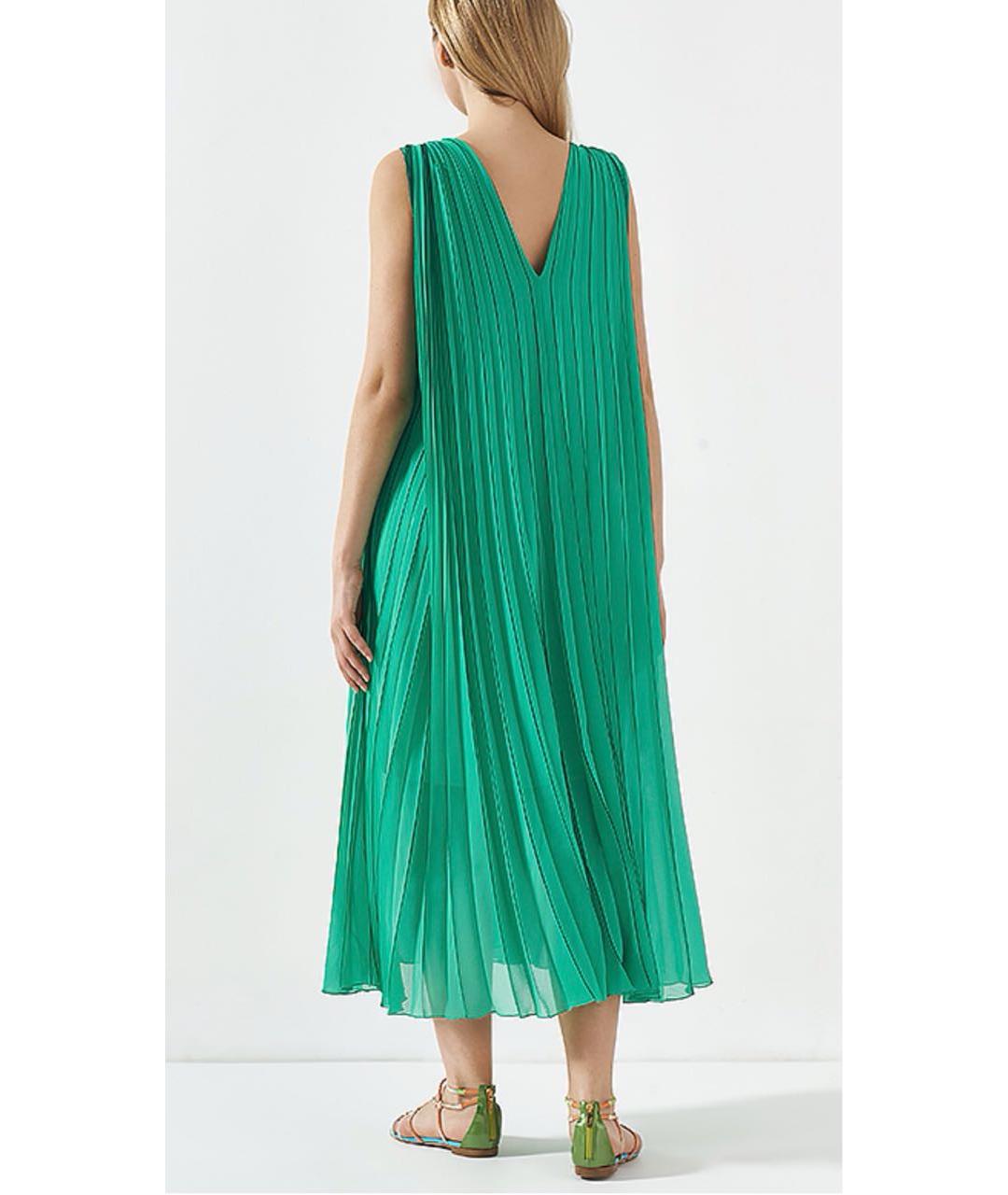 ESCADA Зеленые полиэстеровое повседневное платье, фото 3