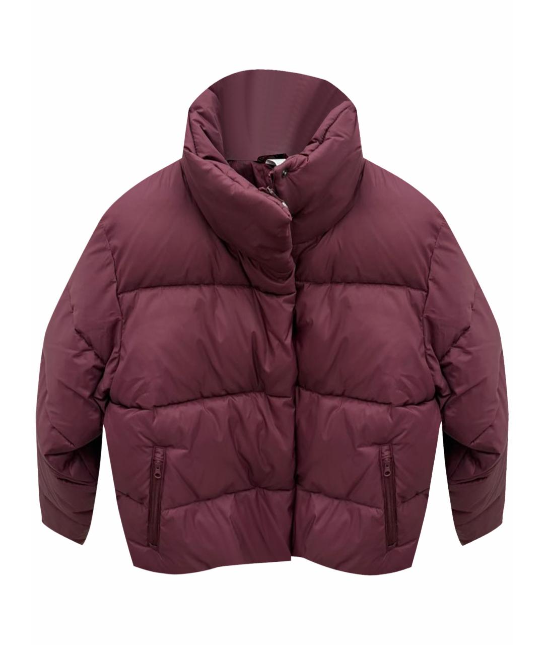 ALO YOGA Бордовый полиэстеровый пуховик, фото 1