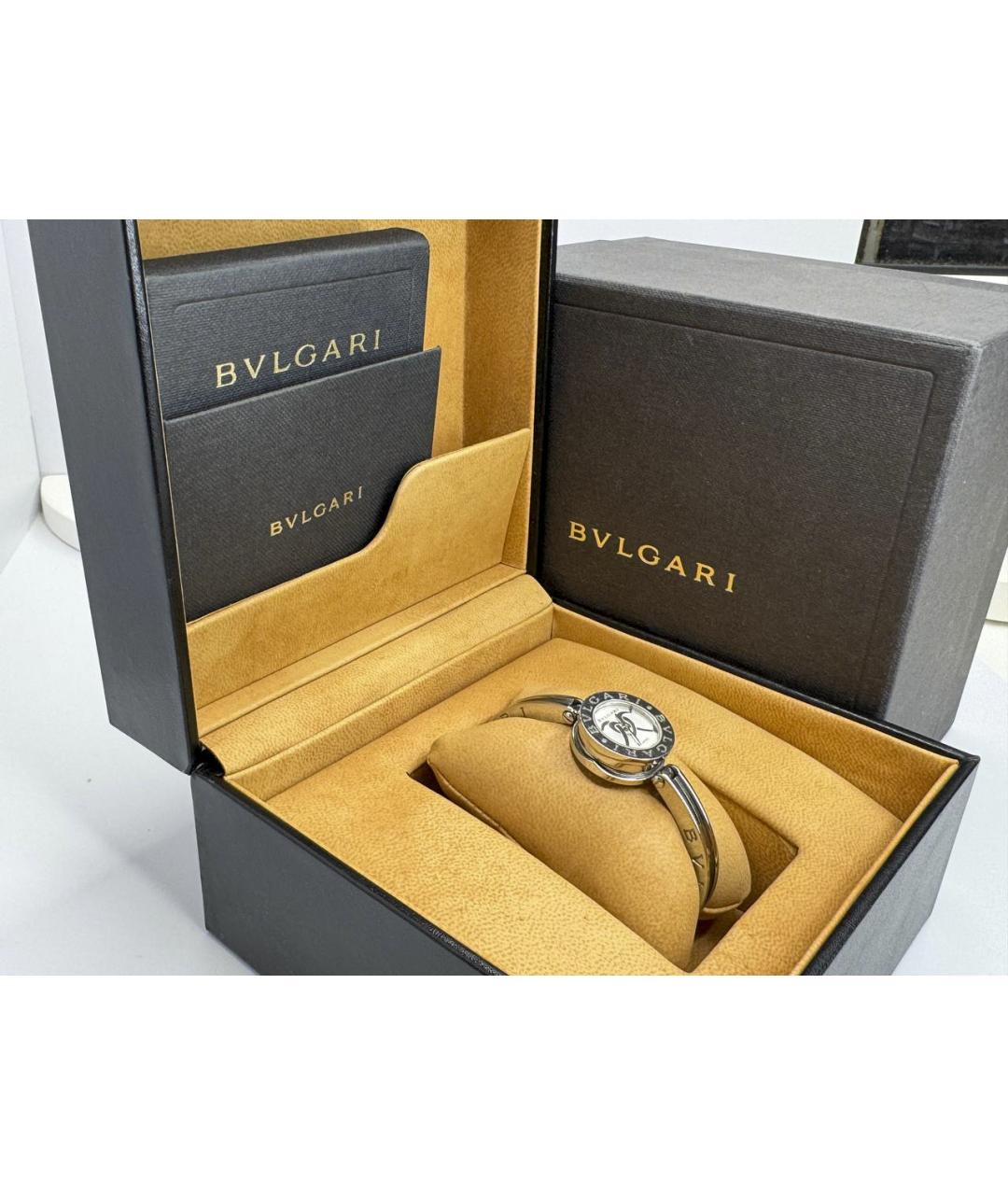 BVLGARI Серебряные металлические часы, фото 8