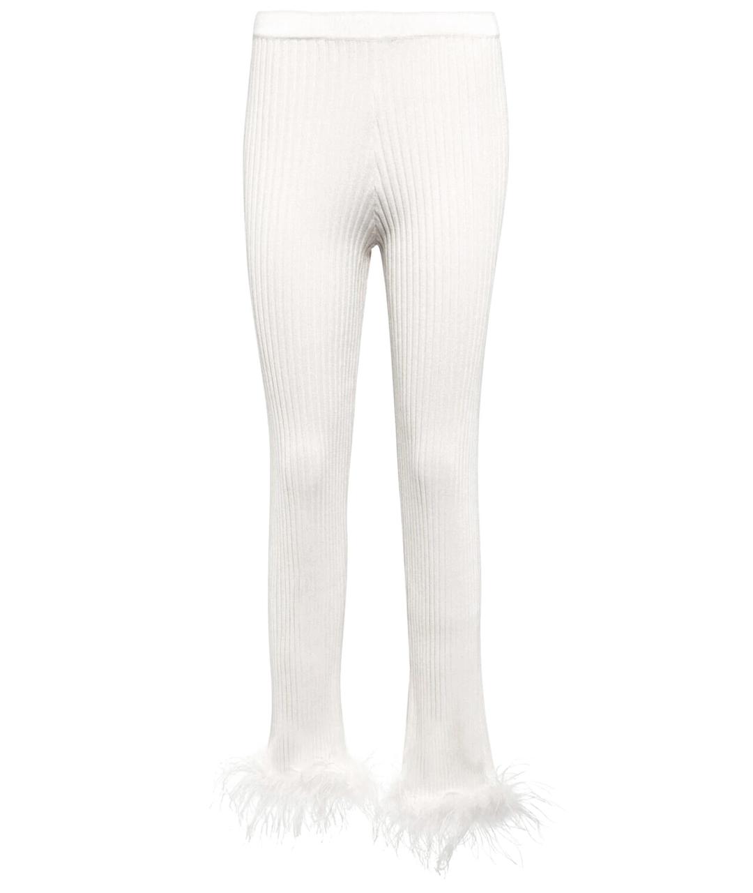 GIUSEPPE DI MORABITO Белые шерстяные брюки узкие, фото 1