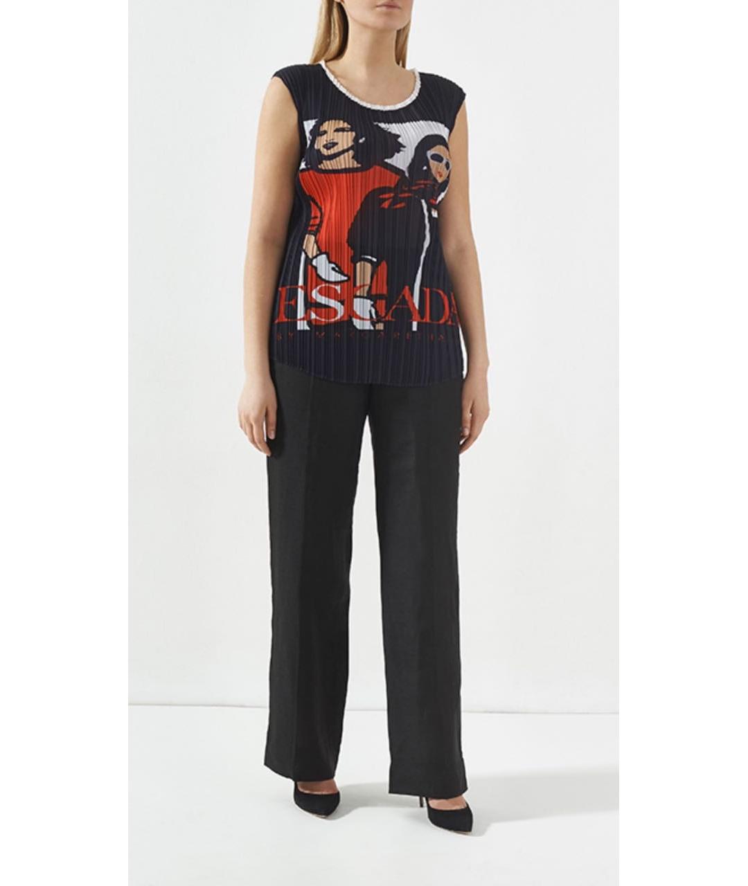 ESCADA Синяя полиэстеровая майка, фото 5