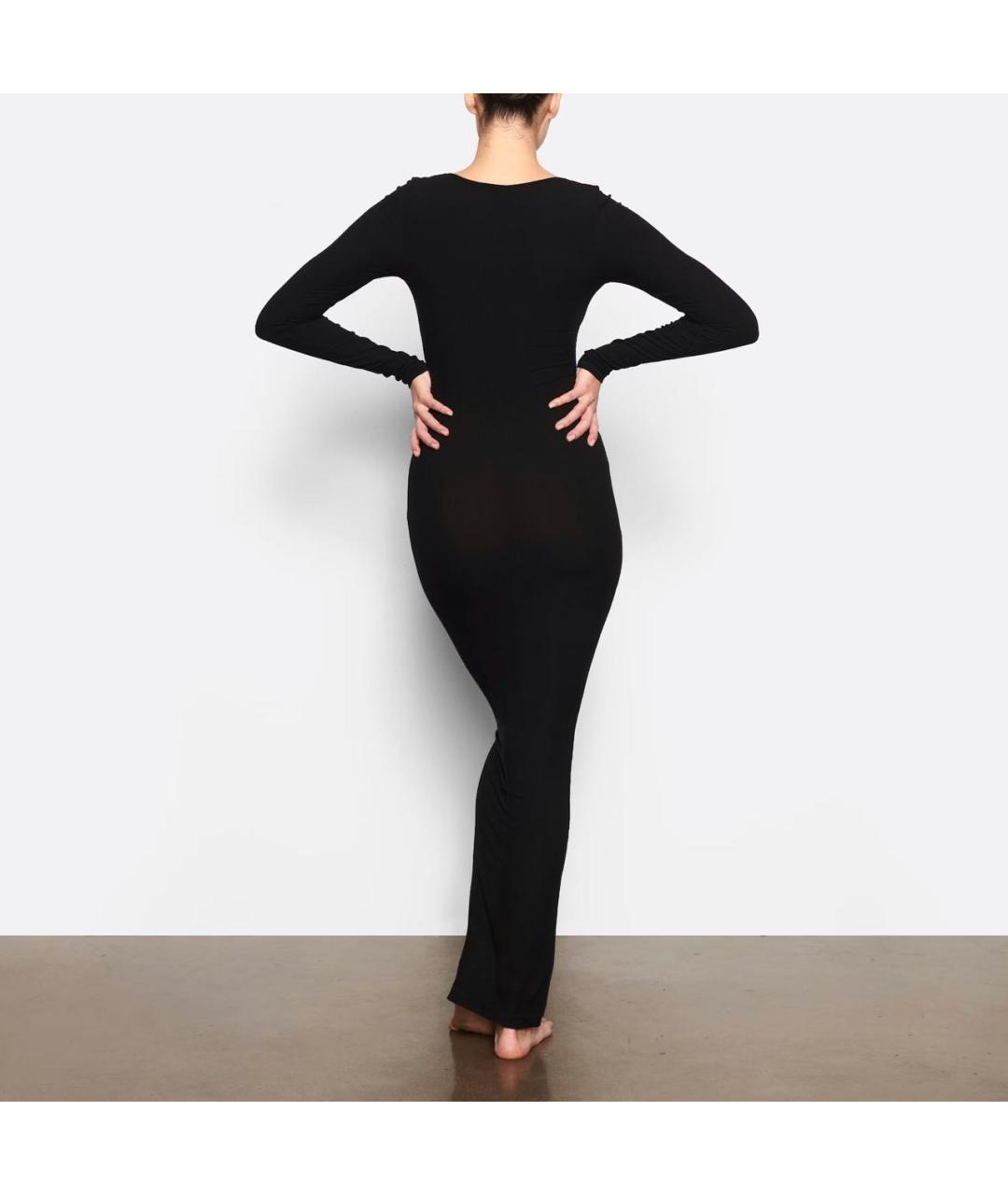 SKIMS Черное повседневное платье, фото 5