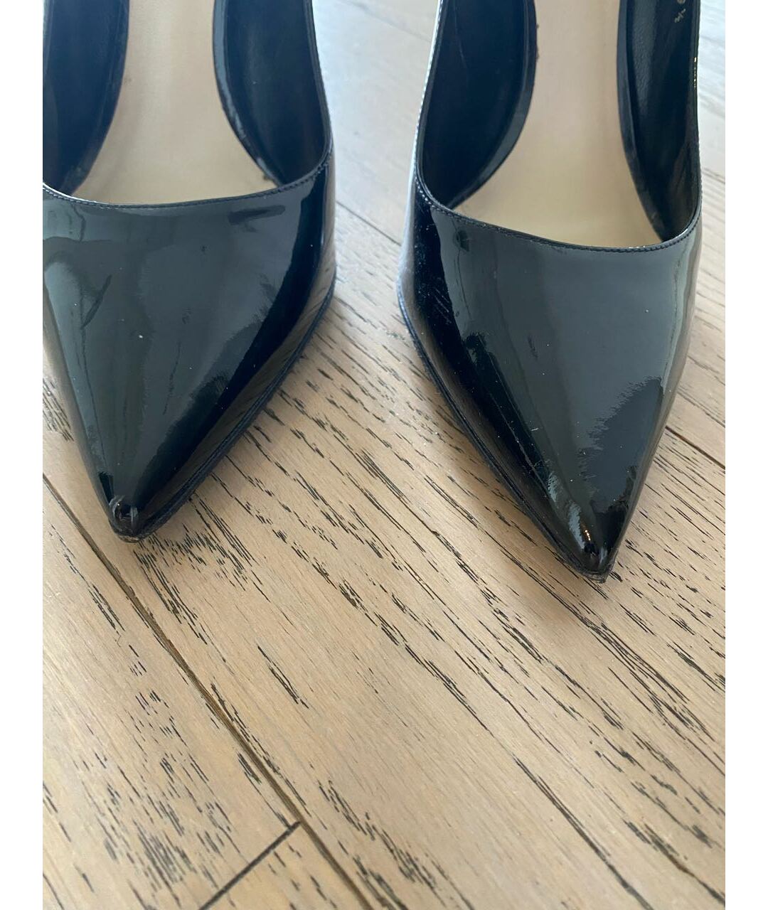 CHRISTIAN DIOR Черные туфли из лакированной кожи, фото 2