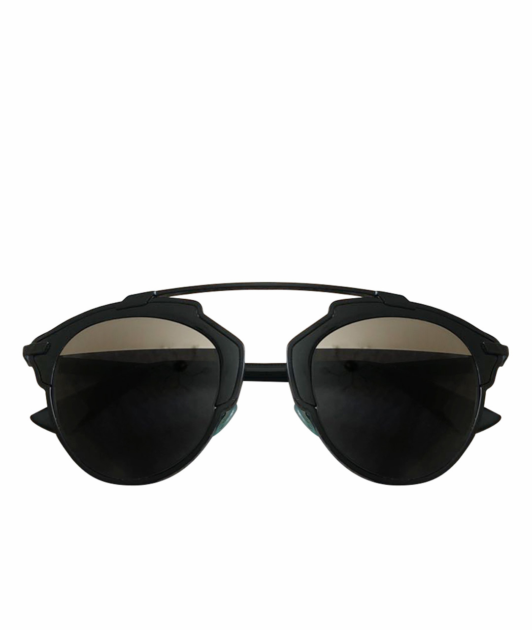 CHRISTIAN DIOR PRE-OWNED Черные металлические солнцезащитные очки, фото 1