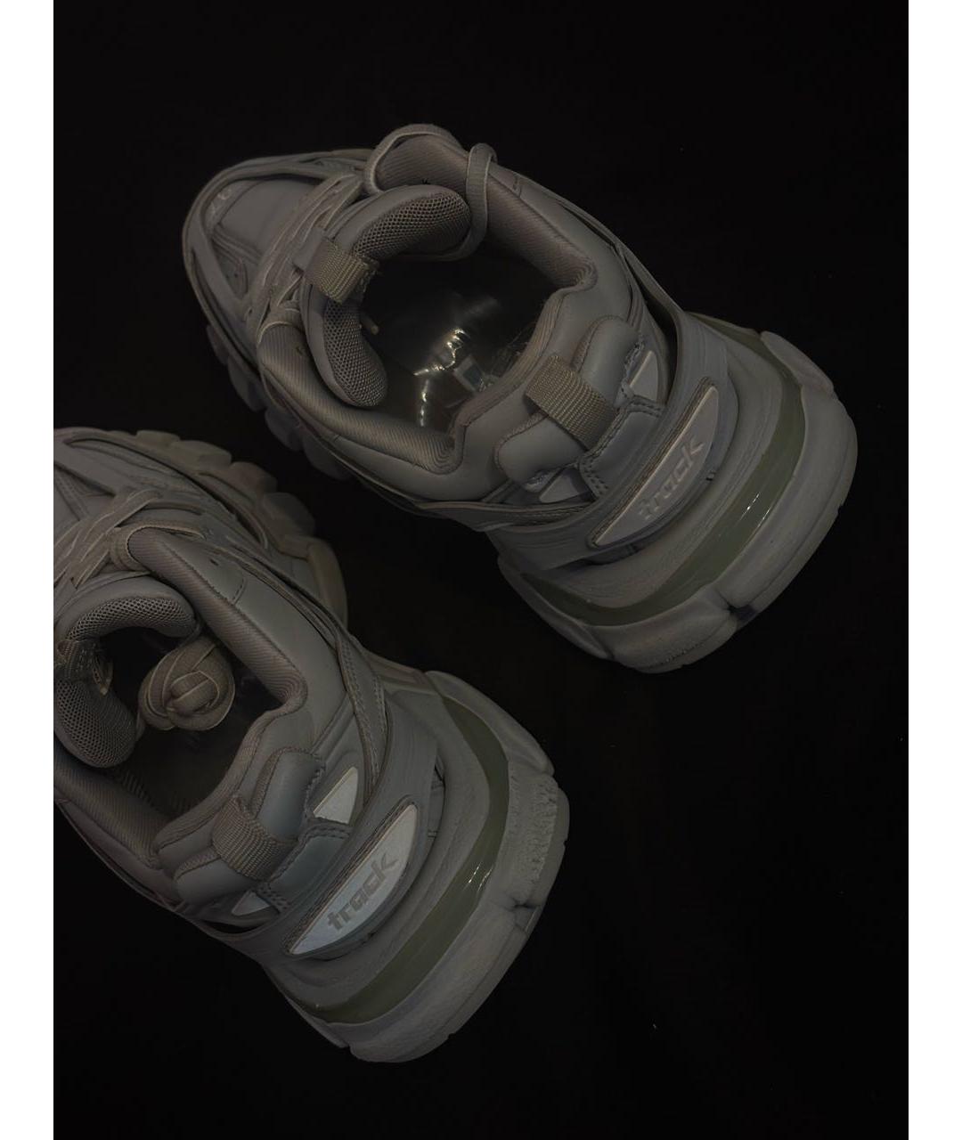 BALENCIAGA Голубые текстильные кроссовки, фото 4