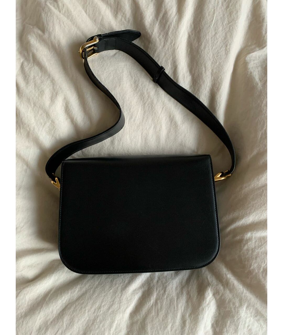 CELINE PRE-OWNED Черная кожаная сумка тоут, фото 3