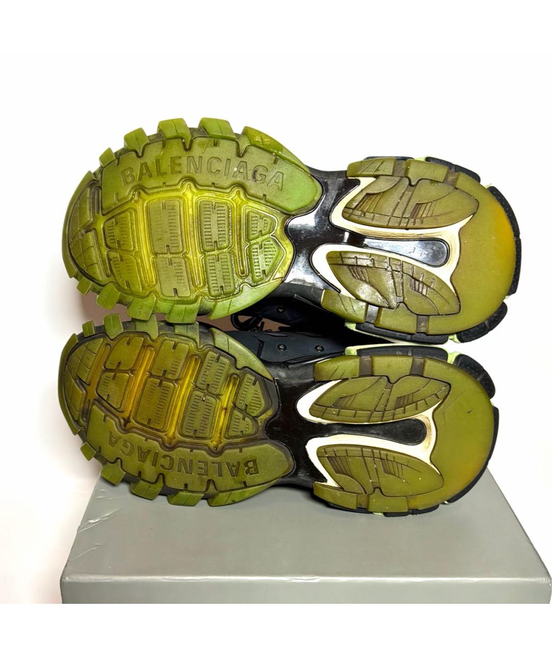 BALENCIAGA Черные текстильные низкие кроссовки / кеды, фото 7