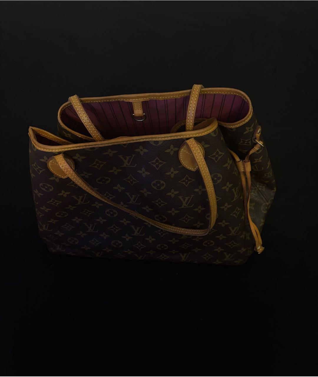 LOUIS VUITTON Коричневая сумка тоут, фото 8