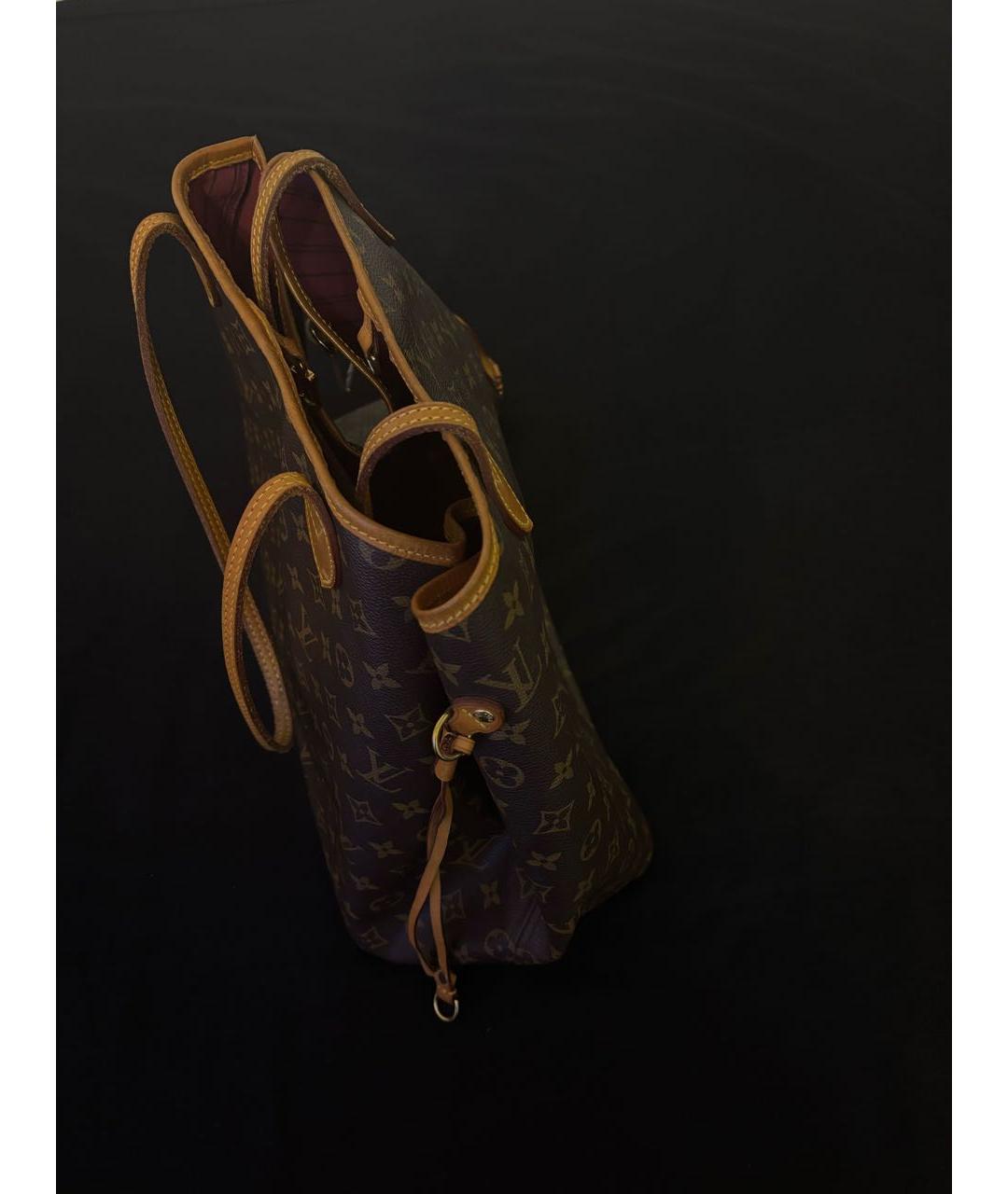 LOUIS VUITTON Коричневая сумка тоут, фото 2