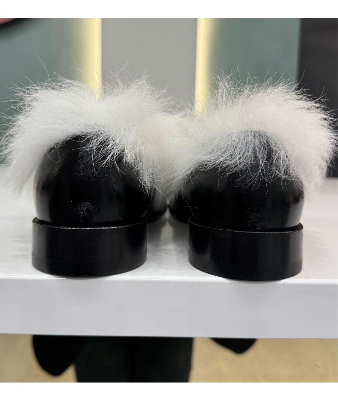 CHANEL Черные лоферы из лакированной кожи, фото 3