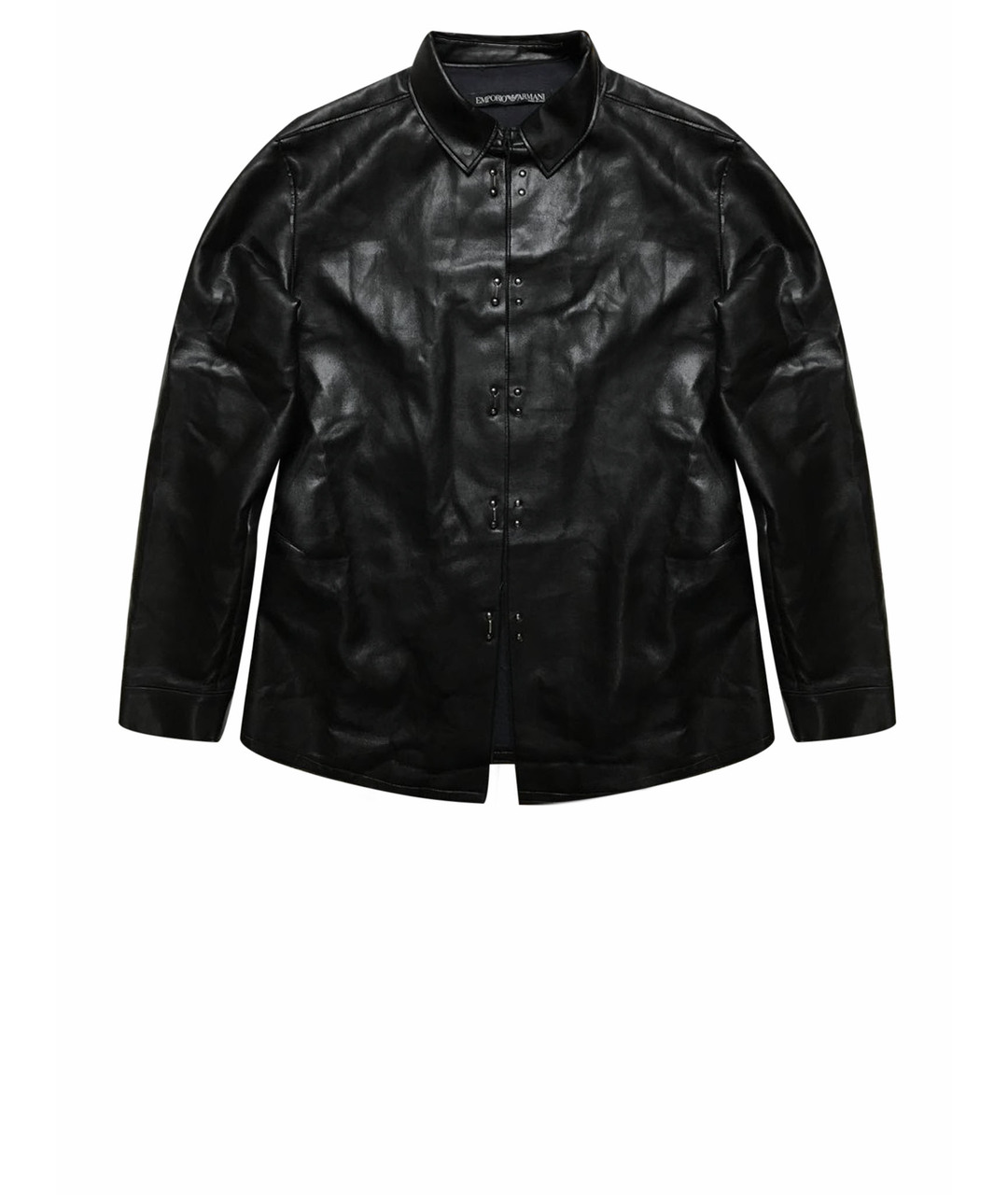 EMPORIO ARMANI VINTAGE Черный синтетический жакет/пиджак, фото 1