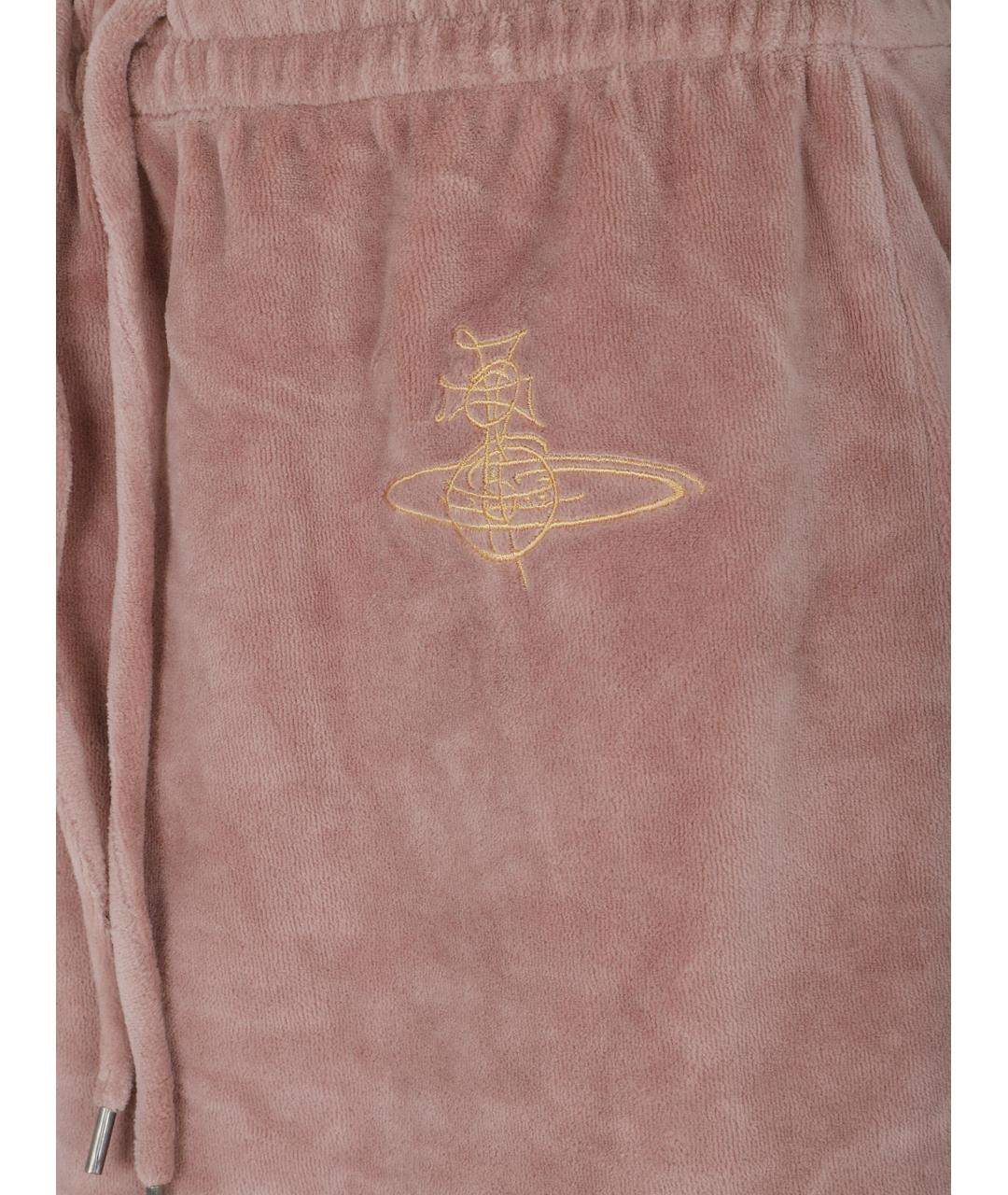 VIVIENNE WESTWOOD Розовая хлопковая юбка мини, фото 3