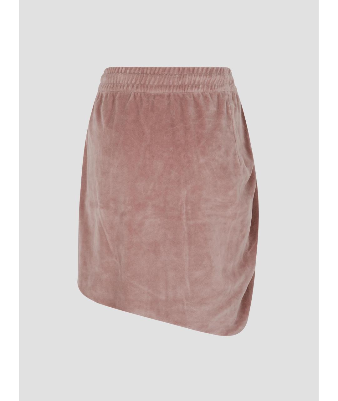 VIVIENNE WESTWOOD Розовая хлопковая юбка мини, фото 2