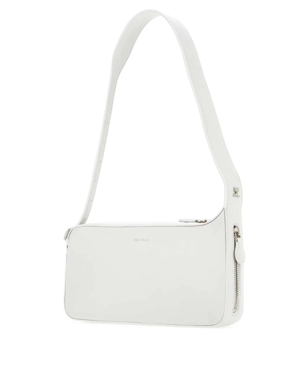 COURREGES Белая кожаная сумка через плечо, фото 2
