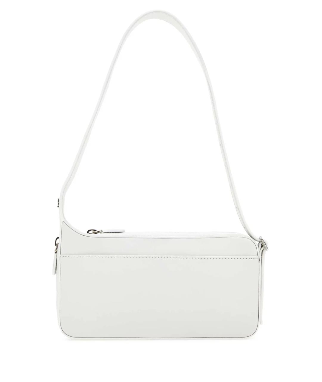 COURREGES Белая кожаная сумка через плечо, фото 3