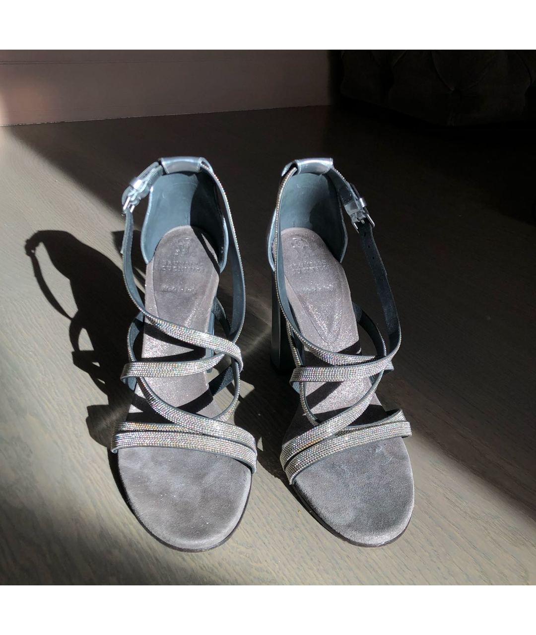 BRUNELLO CUCINELLI Серебряные туфли, фото 2