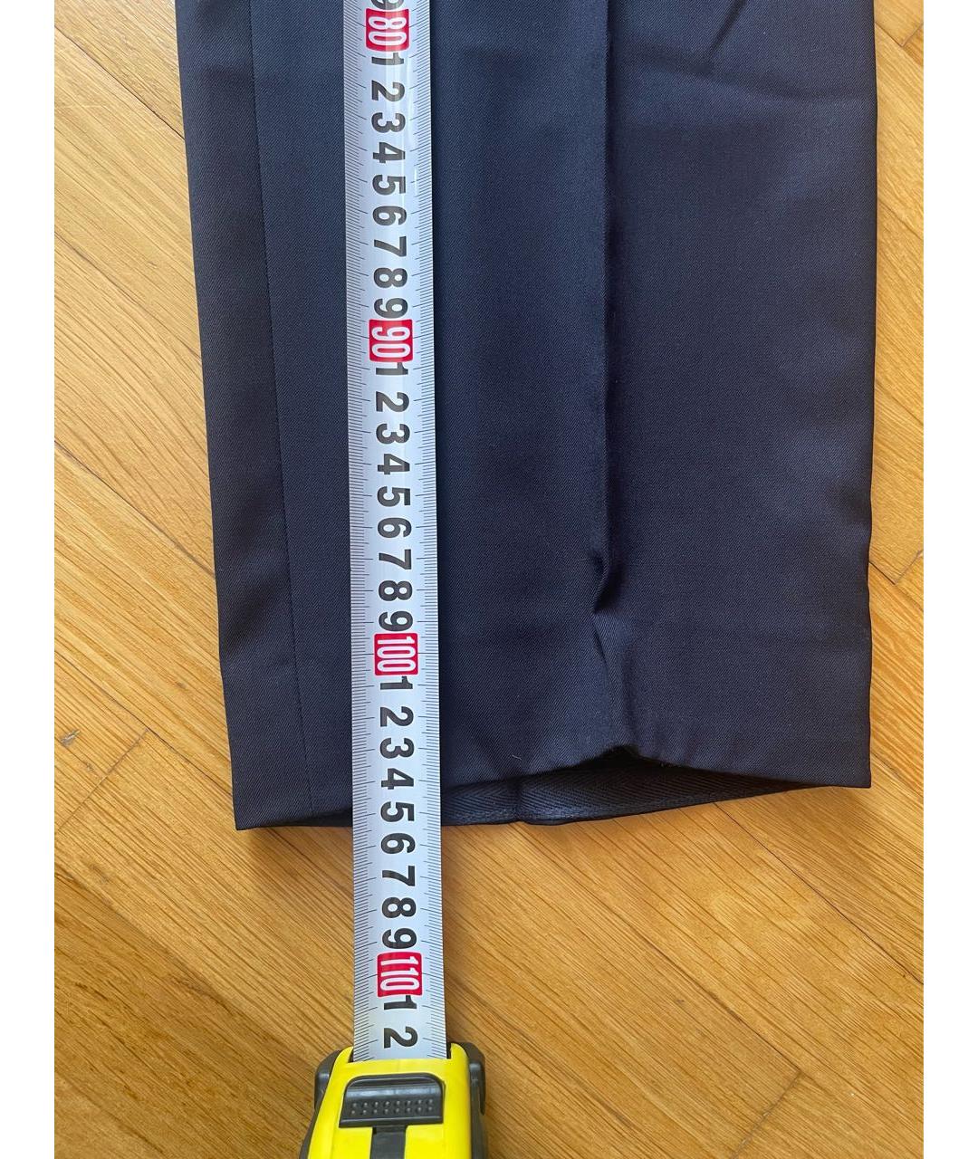 BRIONI Черные хлопковые классические брюки, фото 2