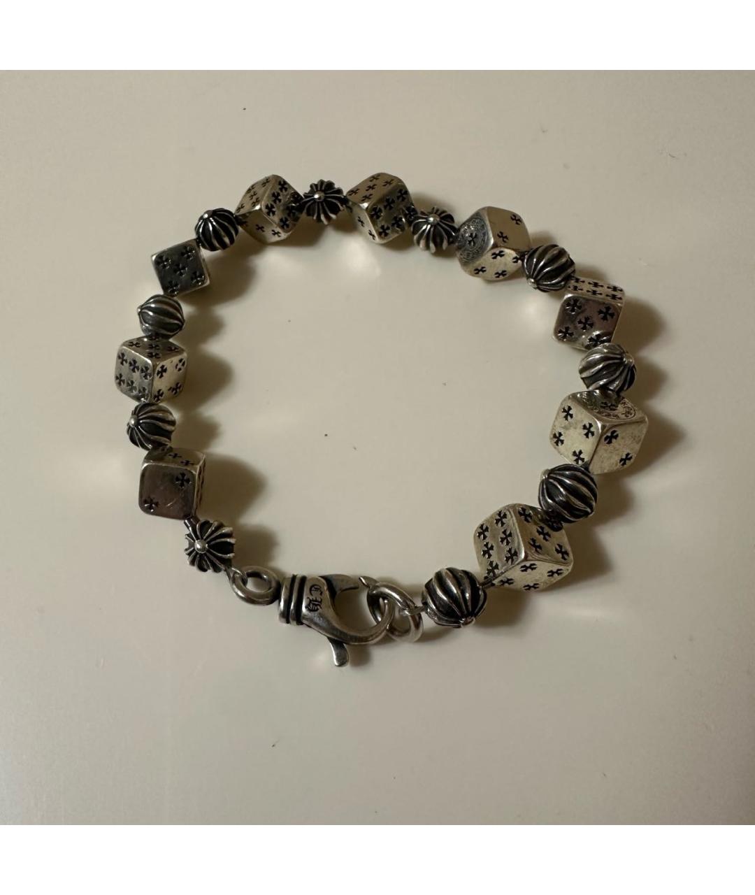 CHROME HEARTS Серебрянный серебряный браслет, фото 4