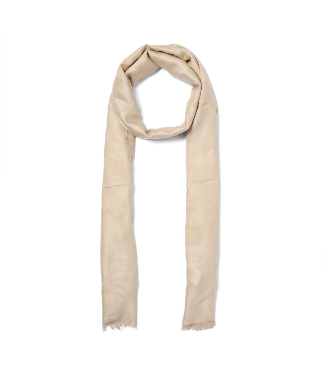 MAX MARA Черный шелковый шарф, фото 2