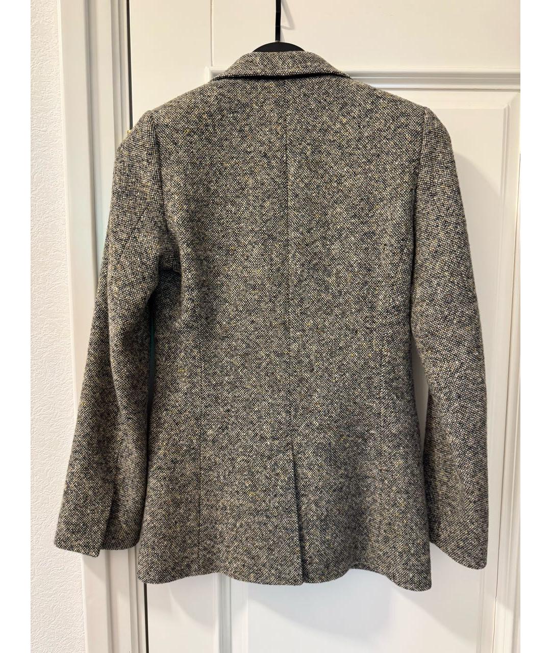 CHLOE Серый шерстяной жакет/пиджак, фото 2