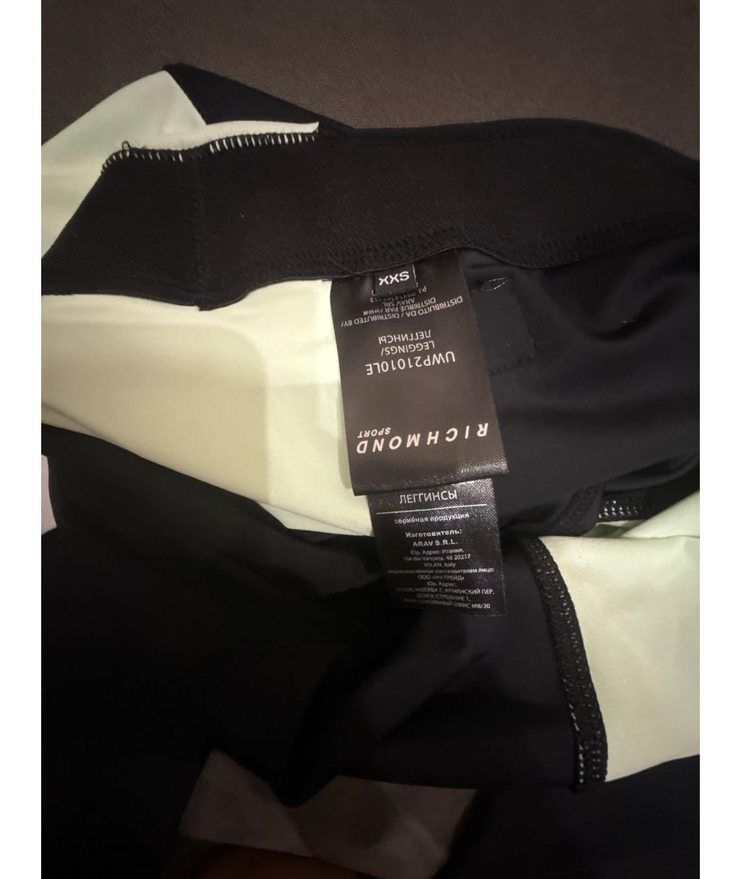 JOHN RICHMOND Черные полиэстеровые спортивные брюки и шорты, фото 6