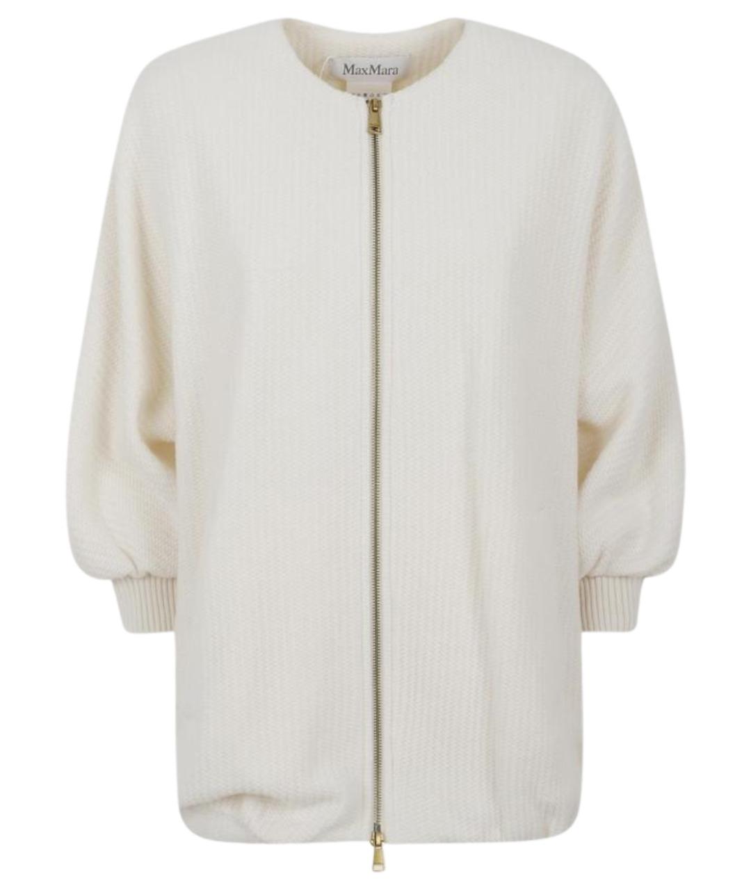 MAX MARA Белая шерстяная куртка, фото 1