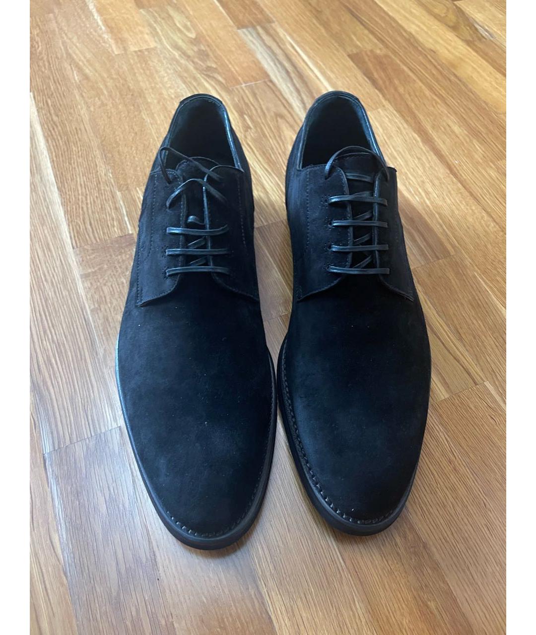 STEFANO RICCI Черные замшевые туфли, фото 5