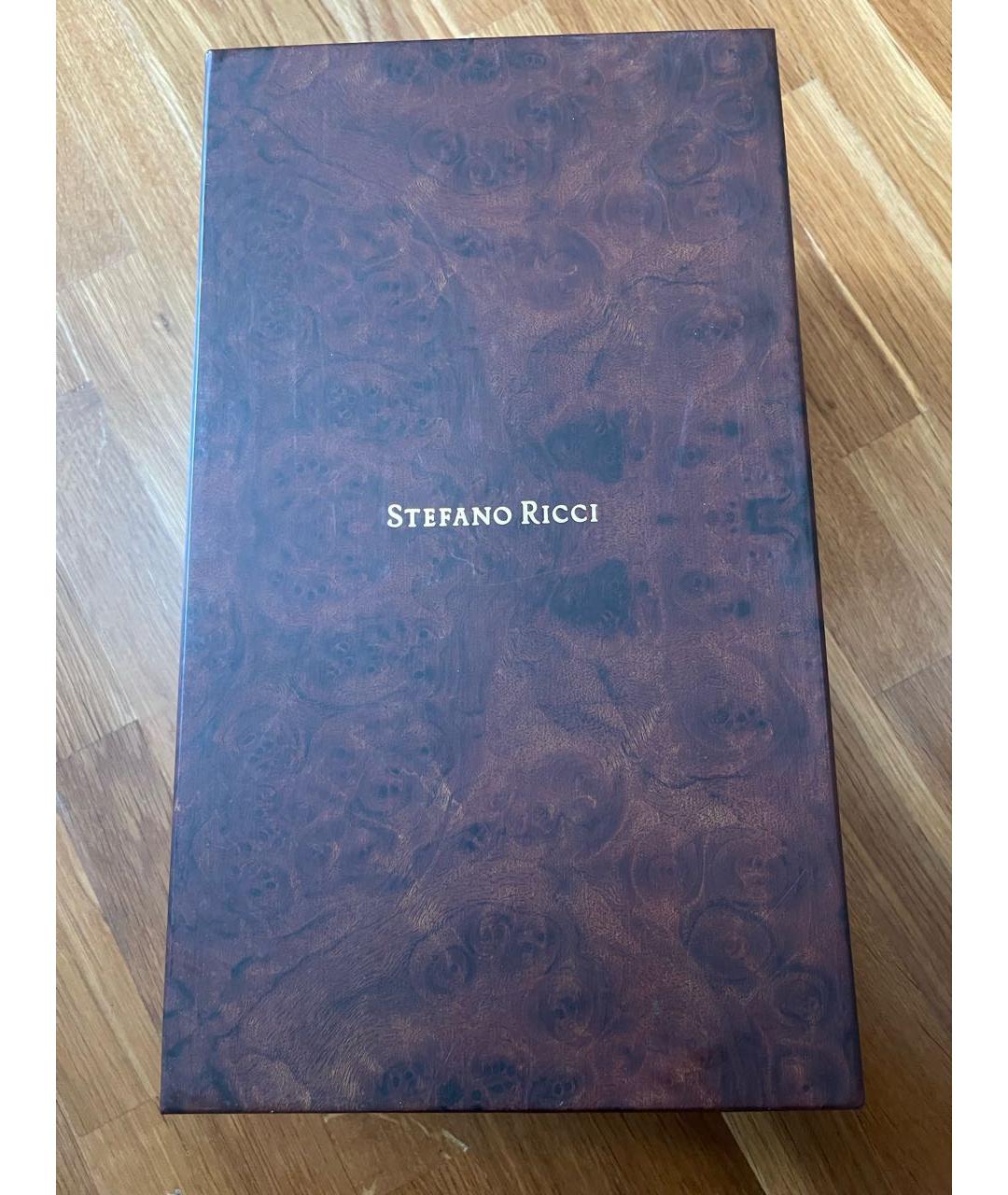 STEFANO RICCI Черные замшевые туфли, фото 7