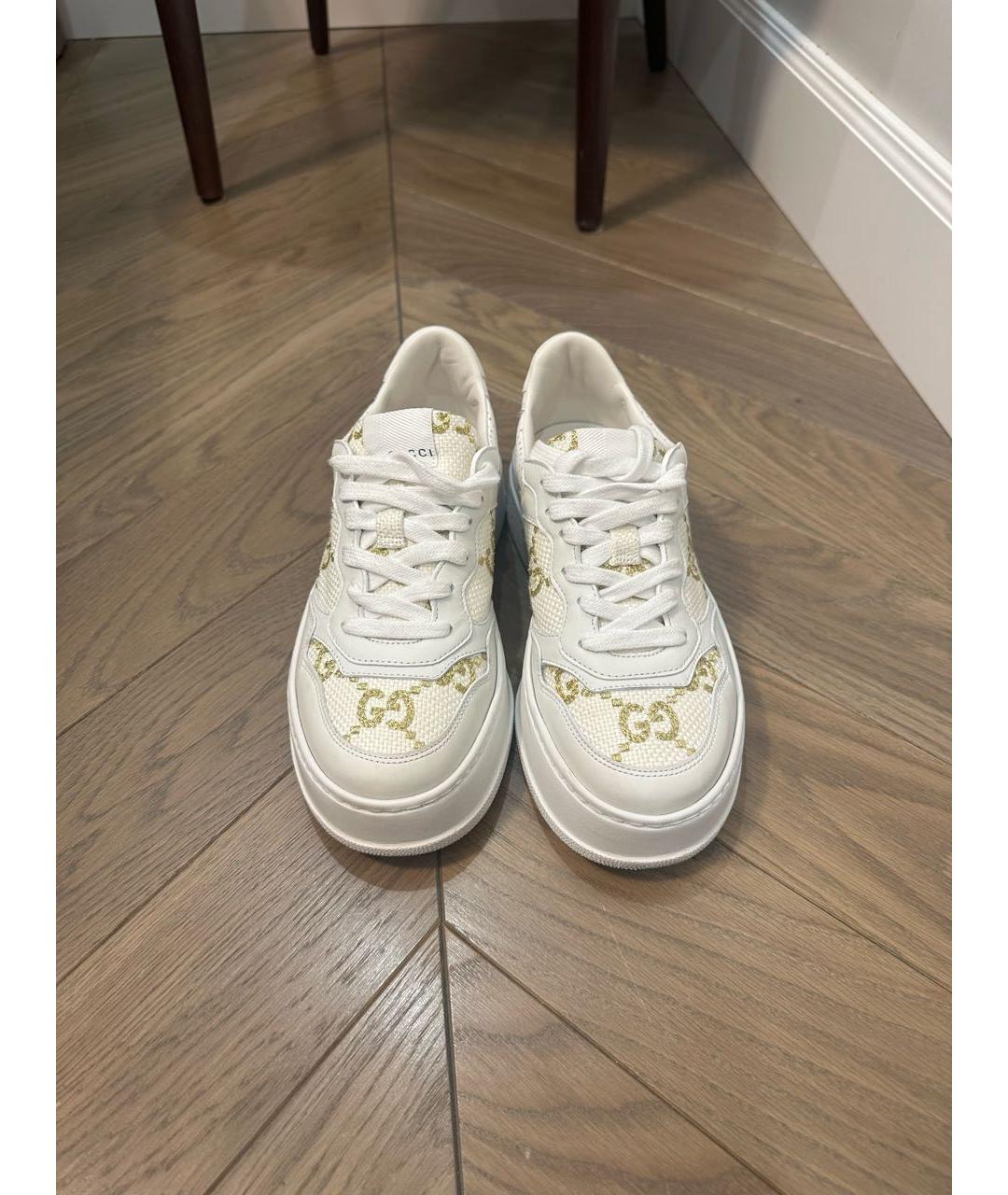 GUCCI Белые кеды, фото 2